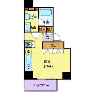 EAST AKIHABARA【6階】の間取り