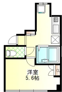 スカイレジデンス上野【4階】の間取り