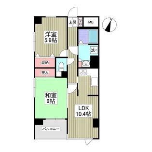 NBM【7階】の間取り