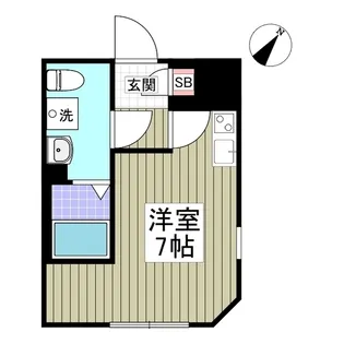 ジニアールコート西尾久【3階】の間取り