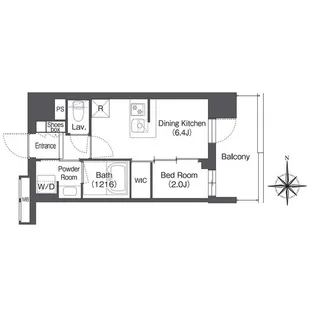 コンフォリア森下サウス【5階】の間取り