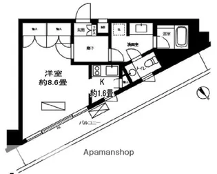 ヒューリック浅草一丁目【3階】の間取り