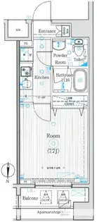 レオーネ南千住【5階】の間取り