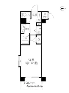 レジオス本所吾妻橋【7階】の間取り