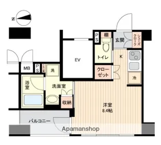 レガスタ浅草【10階】の間取り