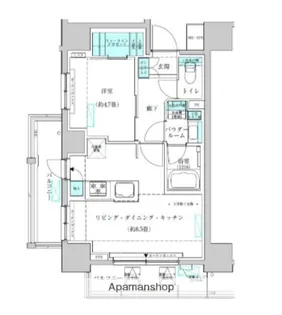 ヴィークブライト蔵前【9階】の間取り