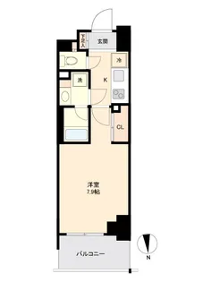 プライマル南砂【8階】の間取り