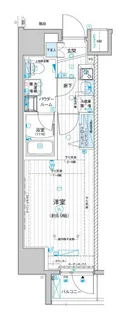 メインステージ入谷Ⅳ【9階】の間取り