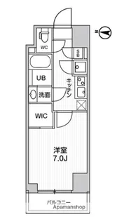 ガリシア森下Ⅴ【5階】の間取り