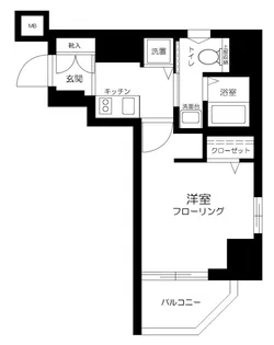 東京都台東区上野1丁目【マンション】の間取り
