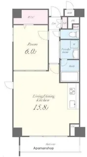 フィオーレ元浅草【5階】の間取り