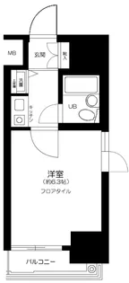 東京都台東区浅草1丁目【マンション】の間取り