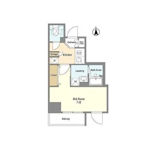 グランカーサ綾瀬【6階】の間取り