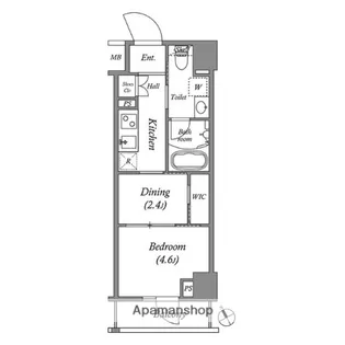 東京都江東区佐賀1丁目【マンション】の間取り