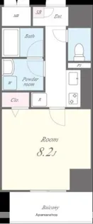 アトラスリベルタ新御徒町【5階】の間取り
