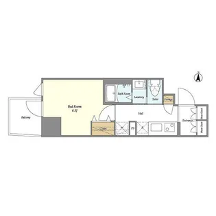 TSレジデンス北上野【11階】の間取り