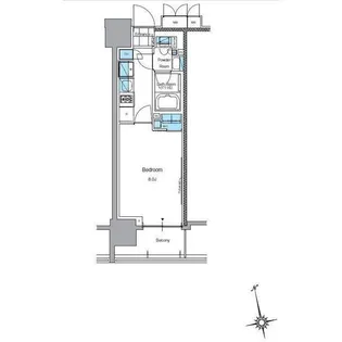 J.リヴェール上野入谷フロント【3階】の間取り