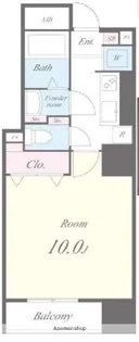 ブロッカート【9階】の間取り