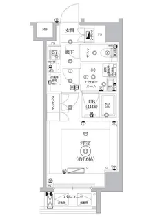 東京都江東区東陽1丁目【マンション】の間取り