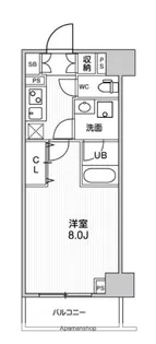 ジェノヴィア南千住Ⅳスカイガーデン【3階】の間取り