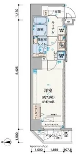リヴシティ上野入谷【3階】の間取り