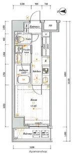レオーネ上野入谷【2階】の間取り