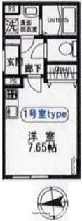 カルフール浅草【3階】の間取り