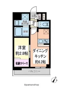 ドゥーエ浅草橋Ⅱ【2階】の間取り