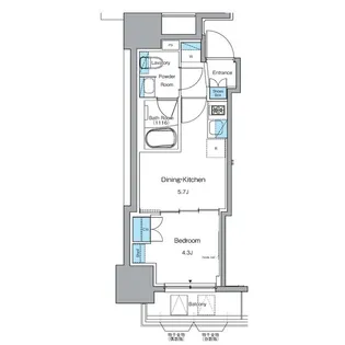 ルフォンプログレ秋葉原EAST【11階】の間取り