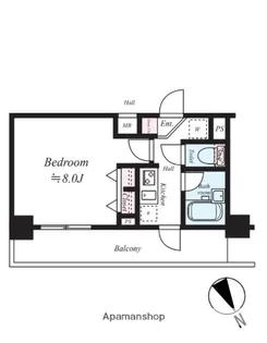 サンスタレ西浅草【10階】の間取り