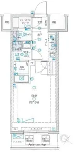 ジェノヴィア浅草Ⅳスカイガーデン【3階】の間取り