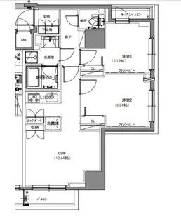 SーRESIDENCE両国緑【2階】の間取り