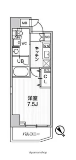 ステージファースト浅草橋Ⅲ【4階】の間取り