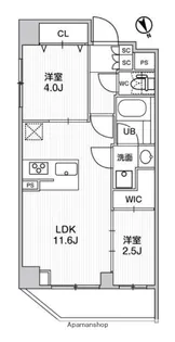 ステージファースト浅草橋Ⅳ【7階】の間取り