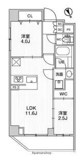 ステージファースト浅草橋Ⅳ【4階】の間取り