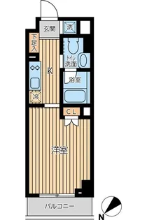 オーキッドレジデンス蔵前Ⅱ【0403号室】の間取り