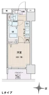 エスティメゾン錦糸町Ⅱ【0616号室】の間取り