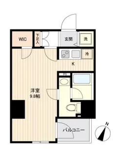 オーキッドレジデンス大島【0603号室】の間取り