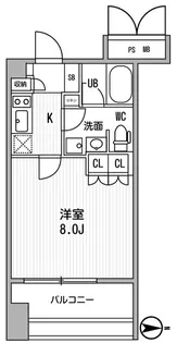 サンフル押上Ⅰ【5階】の間取り