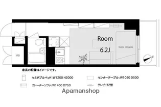 ライオンズマンション浅草言問橋【8階】の間取り