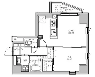 SーRESIDENCE浅草FIORE【3階】の間取り