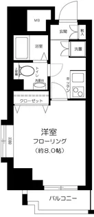 東京都台東区今戸1丁目【マンション】の間取り
