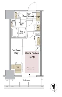 アーバネックス新御徒町【5階】の間取り