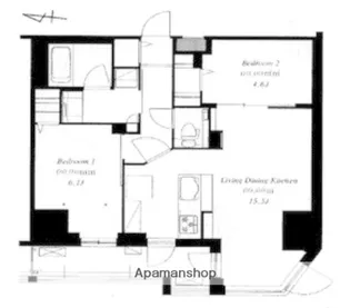 東京都江東区森下4丁目【マンション】の間取り
