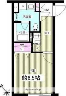 スタンズ門前仲町【1階】の間取り