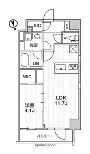 ALTERNA浅草【3階】の間取り