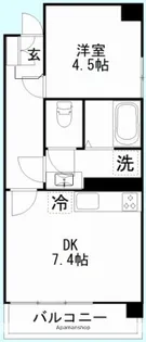 門前仲町ダイヤマンション【3階】の間取り