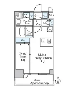 東京都江東区南砂2丁目【マンション】の間取り