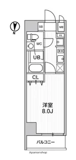 レオーネ南千住Ⅱ【3階】の間取り