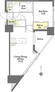 プライムメゾン蔵前【2階】の間取り